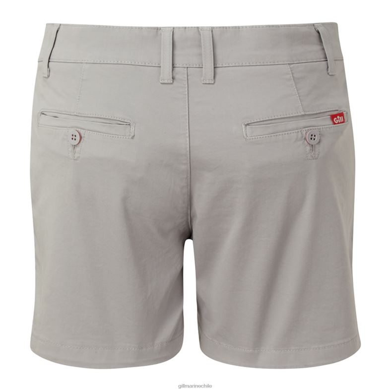 Gill Marine Clothing - Gill Marine pantalones cortos de tripulación para mujer 2LX44244 plata