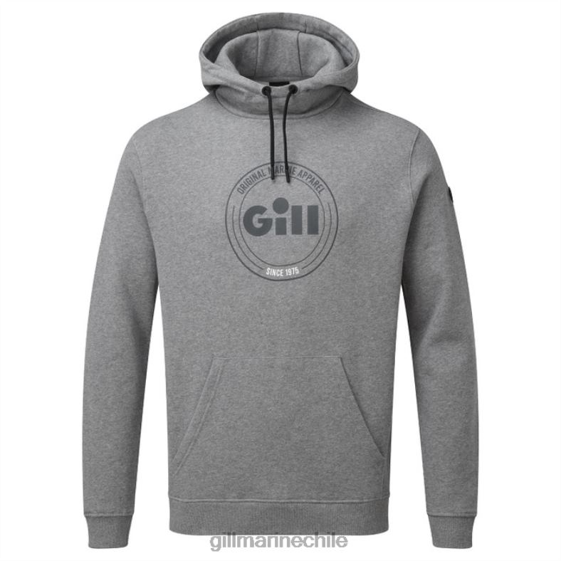 Gill Marine Chile - Gill Marine sudadera con capucha cavo 2LX44121 marga gris