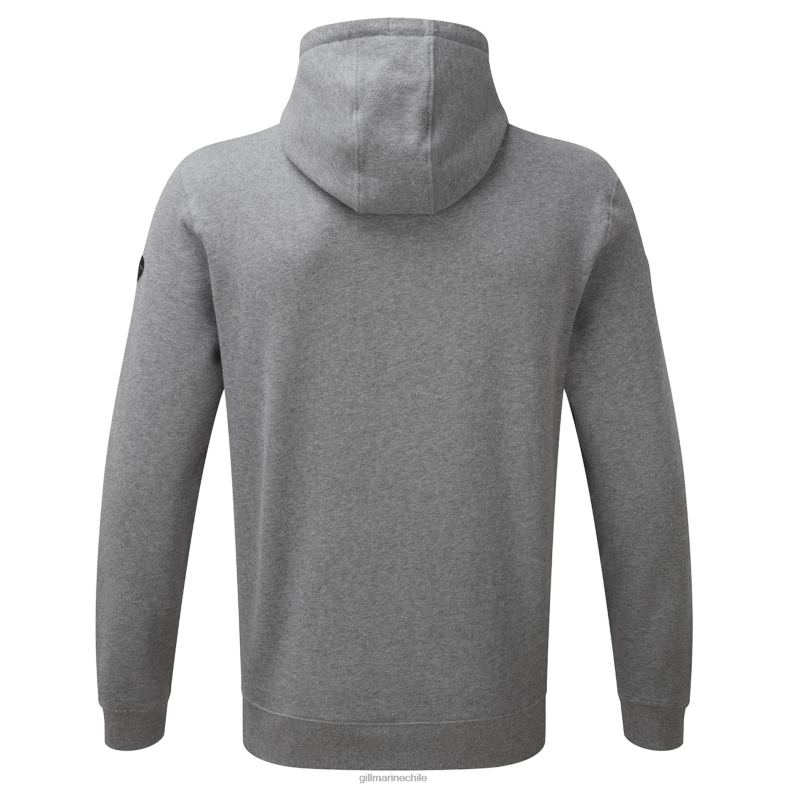 Gill Marine Chile - Gill Marine sudadera con capucha cavo 2LX44121 marga gris
