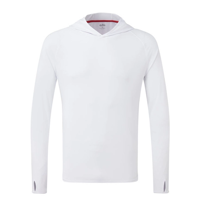 Gill Marine Chile - Gill Marine sudadera con capucha uv tec 2LX44195 blanco