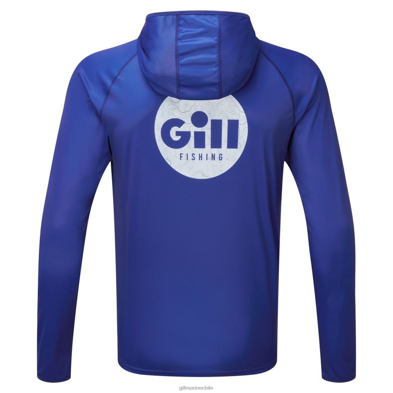 Gill Marine Chile - Gill Marine sudadera con capucha xpel tec con logo en la espalda 2LX4453 crepúsculo