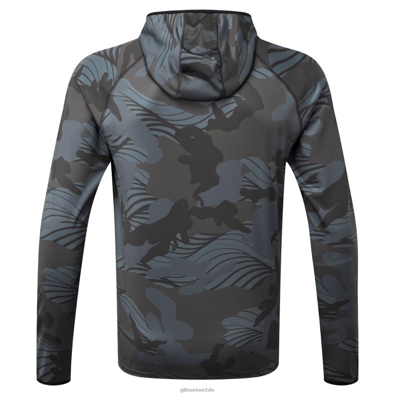 Gill Marine Clothing - Gill Marine Sudadera con capucha y estampado de camuflaje Xpel Tec 2LX4450 camuflaje sombra