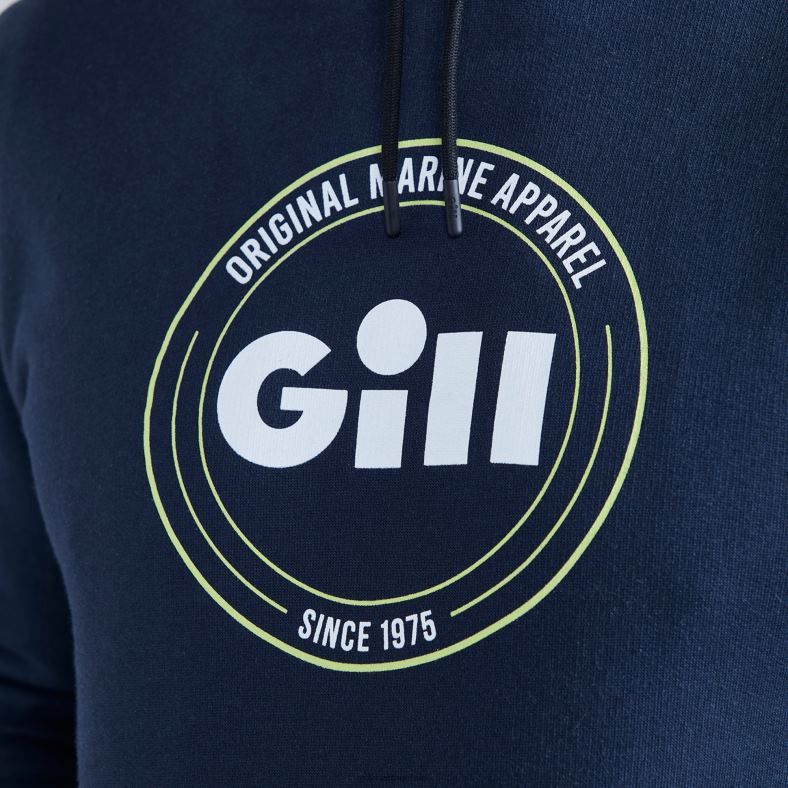 Gill Marine Clothing - Gill Marine sudadera con capucha cavo 2LX44120 marina de guerra