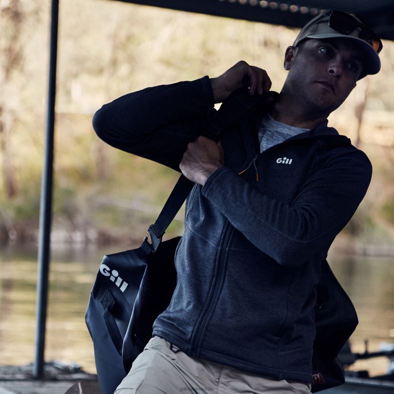 Gill Marine Clothing - Gill Marine sudadera con capucha de dardos 2LX44318 gris acero