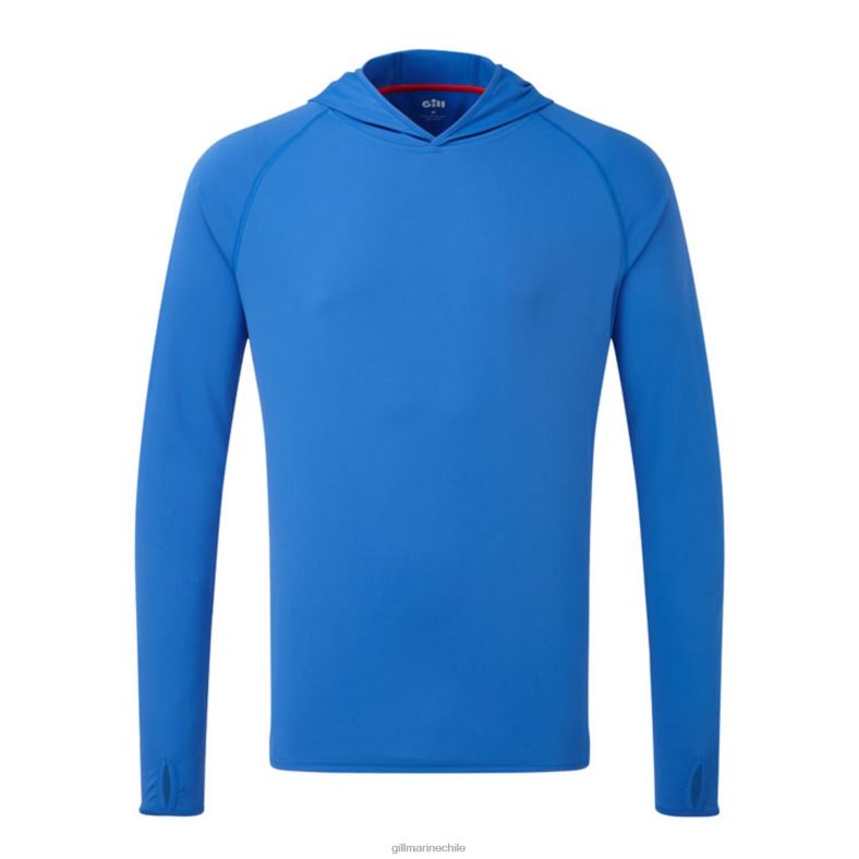 Gill Marine Clothing - Gill Marine sudadera con capucha uv tec 2LX44196 azul