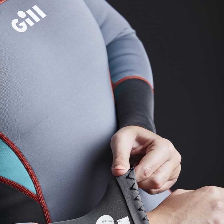 Gill Marine Chile - Gill Marine top zenlite mujer 2LX44185 gris acero