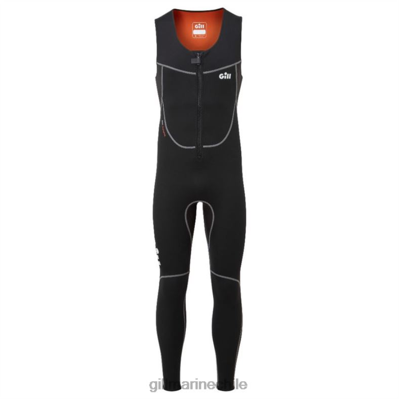 Gill Marine Clothing - Gill Marine John largo dinámico para hombre. 2LX44182 negro