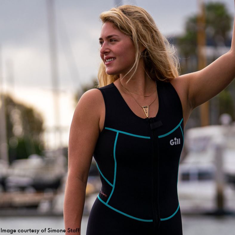 Gill Marine Clothing - Gill Marine jane largo dinámico para mujer 2LX44474 negro